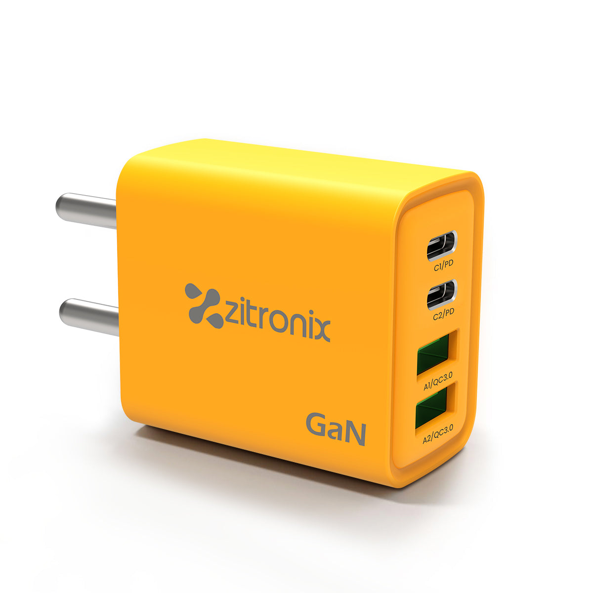 zitronix 65W GAN Charger 4 in 1 Type C & USB A Fast Charger Smart QC 3.0 Type C Charger USB A Charger Twin Type C & Twin USB A Interfaces Design Universal Fast Charger for Phone, Tablet, Laptop zitronix 65W GAN Charger 4 in 1 Type C & USB A Fast Charger Smart QC 3.0 Type C Charger USB A Charger Twin Type C & Twin USB A Interfaces Design Universal Fast Charger for Phone, Tablet, Laptop